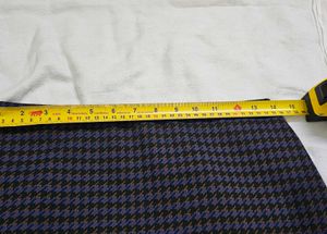 M&amp;S Blue Mix Houndstooth Mini Skirt
