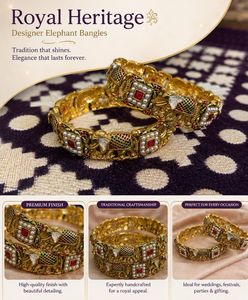 Designer Elephant Bangles