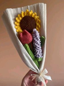 Crochet Flower Bouquet