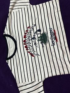 Lee Cooper Striped Graphic Tee