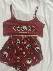 Moon Child Super Short Top and bottom set