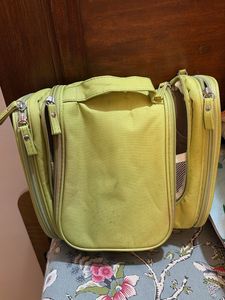 Lime Green Travel Toiletry Bag