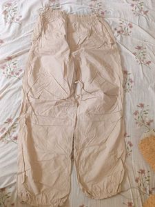 Beige Cargo Pants