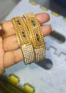 Gold-Plated Bangle Set