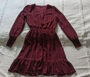 reserved burgundy dress