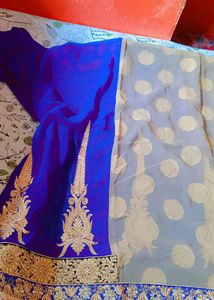 Blue 🔵saree