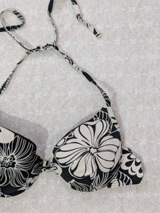 Floral Print Bikini Top