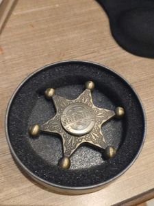 Vintage Sheriff Badge Fidget Spinner Toy