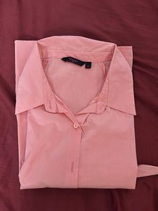 Chic Pink Button-Up Shirt