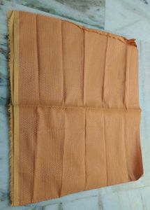 Orange Textured Fabric Piece
