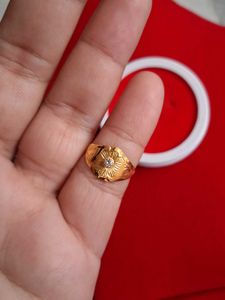 Gold Ring with Stone for kids