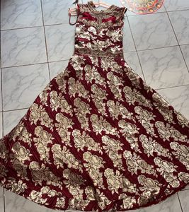 Long Ethnic Gown Size-M
