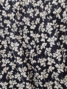 Chic Navy Floral Print Dress