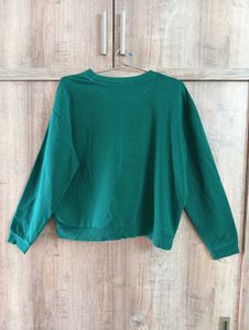 GREEN GRAPHIC SWEATSHIRT