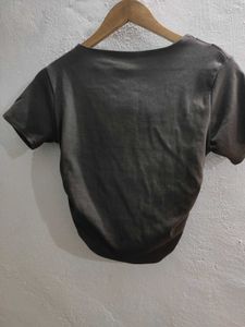 Chic Ruched Dolman Sleeve Top