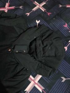 Stylish Black Quilted Winter Jacket...