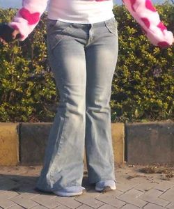 Reworked Flare Denims