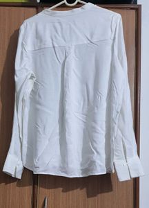 Classic White Button-Down Shirt