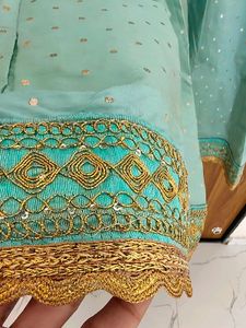 Beautiful Light Blue Ethnic Skirt