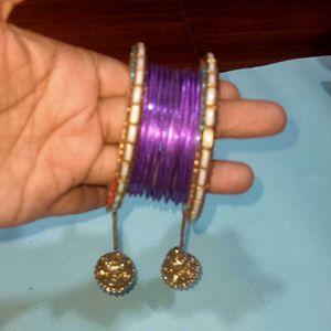 Beautiful Set of Purple Bangles