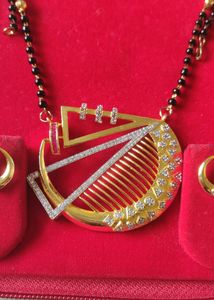 Mangalsutra With Earrings Set 😍