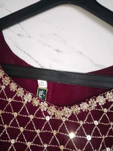 ethnic kurta and plazzo set