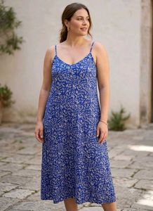 Boho Floral Print Maxi Dress