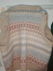 Sweater Vest Size: Length 17.7 Inch Waist : 39 inch
