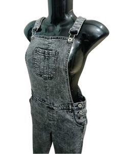 Premium Charcoal Denim Dungree Fits For S &amp; M