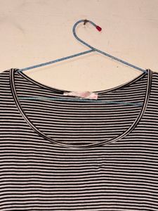 Striped Fit &amp; Flare Mini Dress