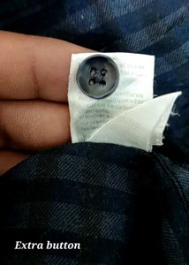Men's Checked Casual Shirt - Blue