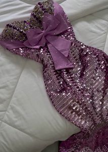 Sparkling Purple Sequin Gown limited edition 🎀📍�