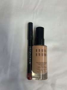 Bobbi Brown Foundation & Huda Beauty Lip