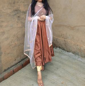 Brown Anarkali For Women