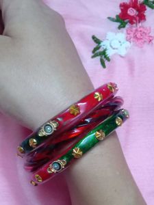 Set of 3 Colorful Bangles