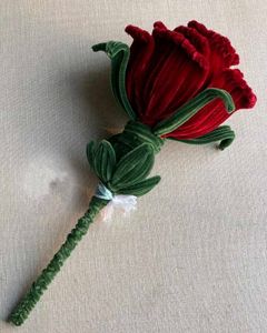 Red Velvet Rose Decoration