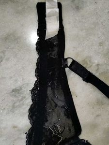 38C Black Cupped Non Wired Bra