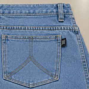 Asymmetrical Denim Jeans