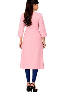 pink colour kurti