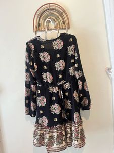Floral Print Mini Dress( Shein )