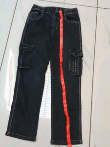 Boys Black Jeans Pent