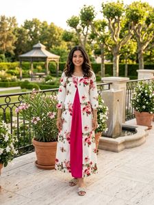 Floral Print Kurta Set