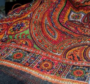 Vibrant Paisley Print Scarf