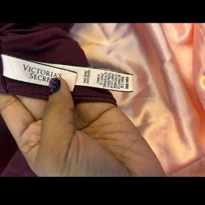 Plunge Bra - Burgundy