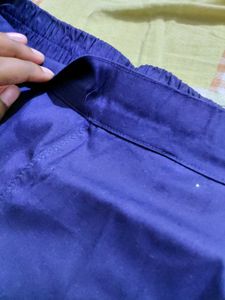 Classic Blue Cropped Trousers