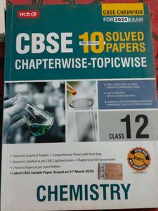 CBSE Class 12 Chemistry Solved Papers