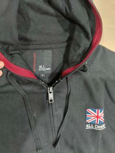 Men's Sleeveless Zip-Up Hoodie Plus Size