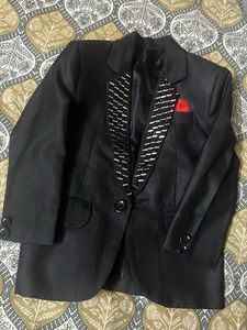 Baby boy Black Suit Set