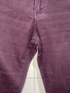 Classic Plum High-Waisted Jeans