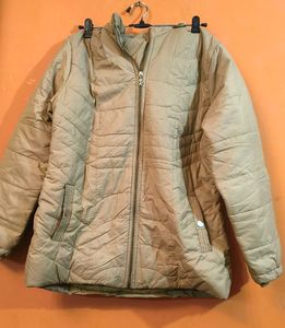 SALE:BEIGE WINTER PUFFER JACKET